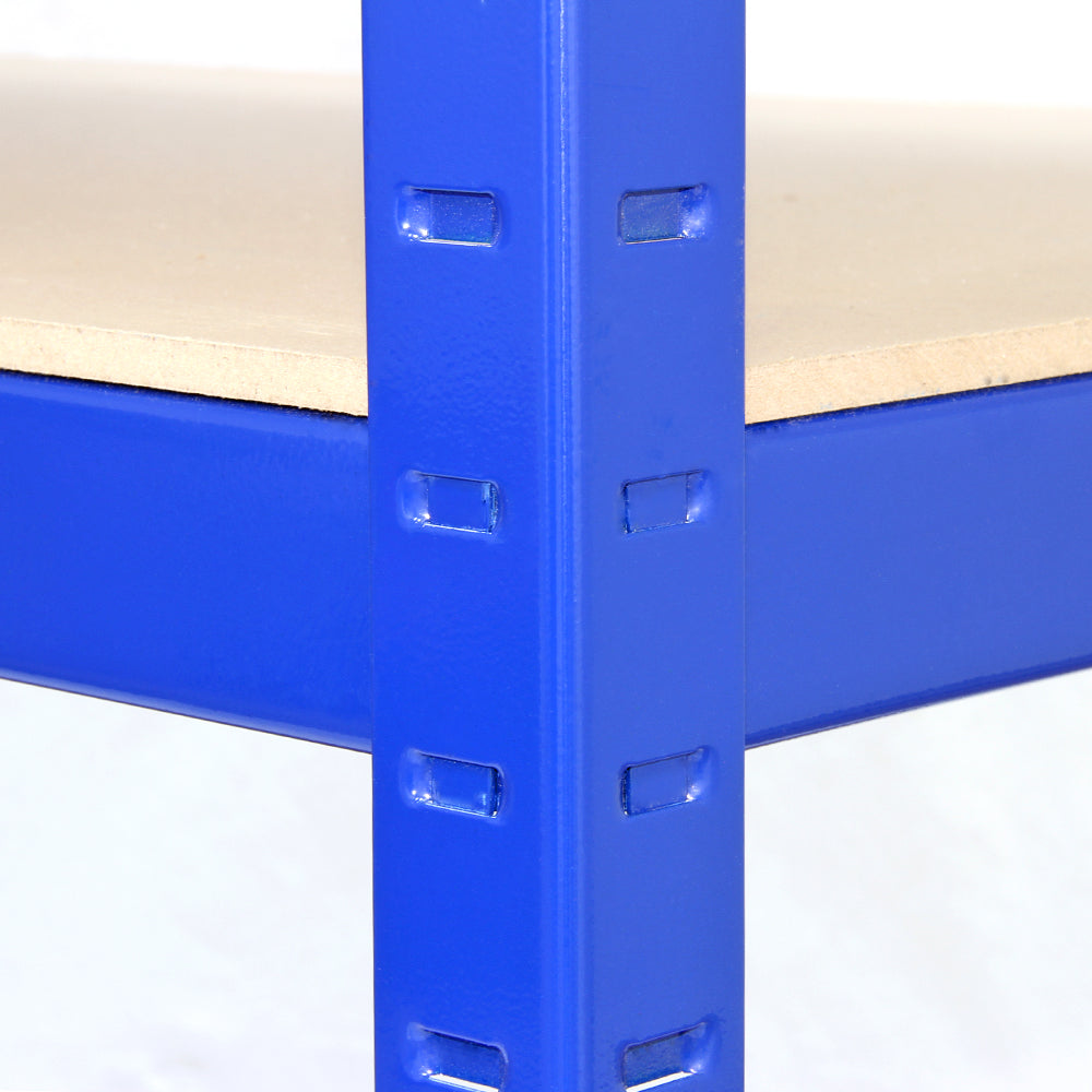 Monster Racking 9 x T-Rax Lagerregal 120cm L x 60cm B - Blau