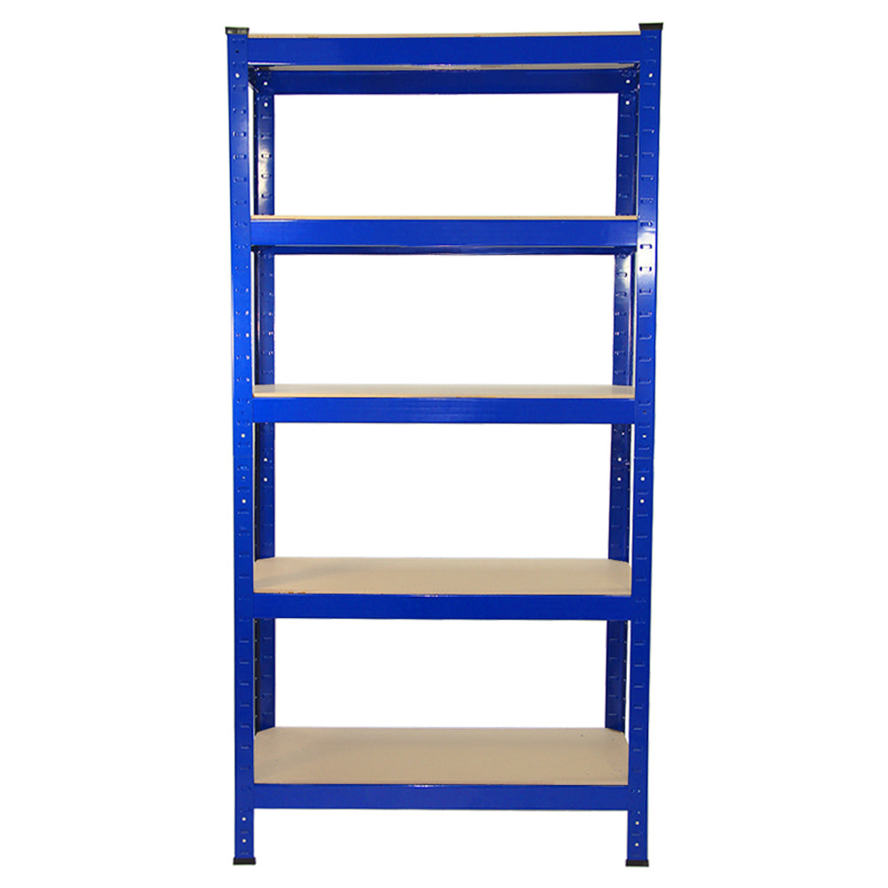 4 x Monster Racking T-Rax 75cm Lagerregal Blau mit Gratis Gummihammer