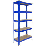 2 x Monster Racking T-Rax 75cm Lagerregal Blau