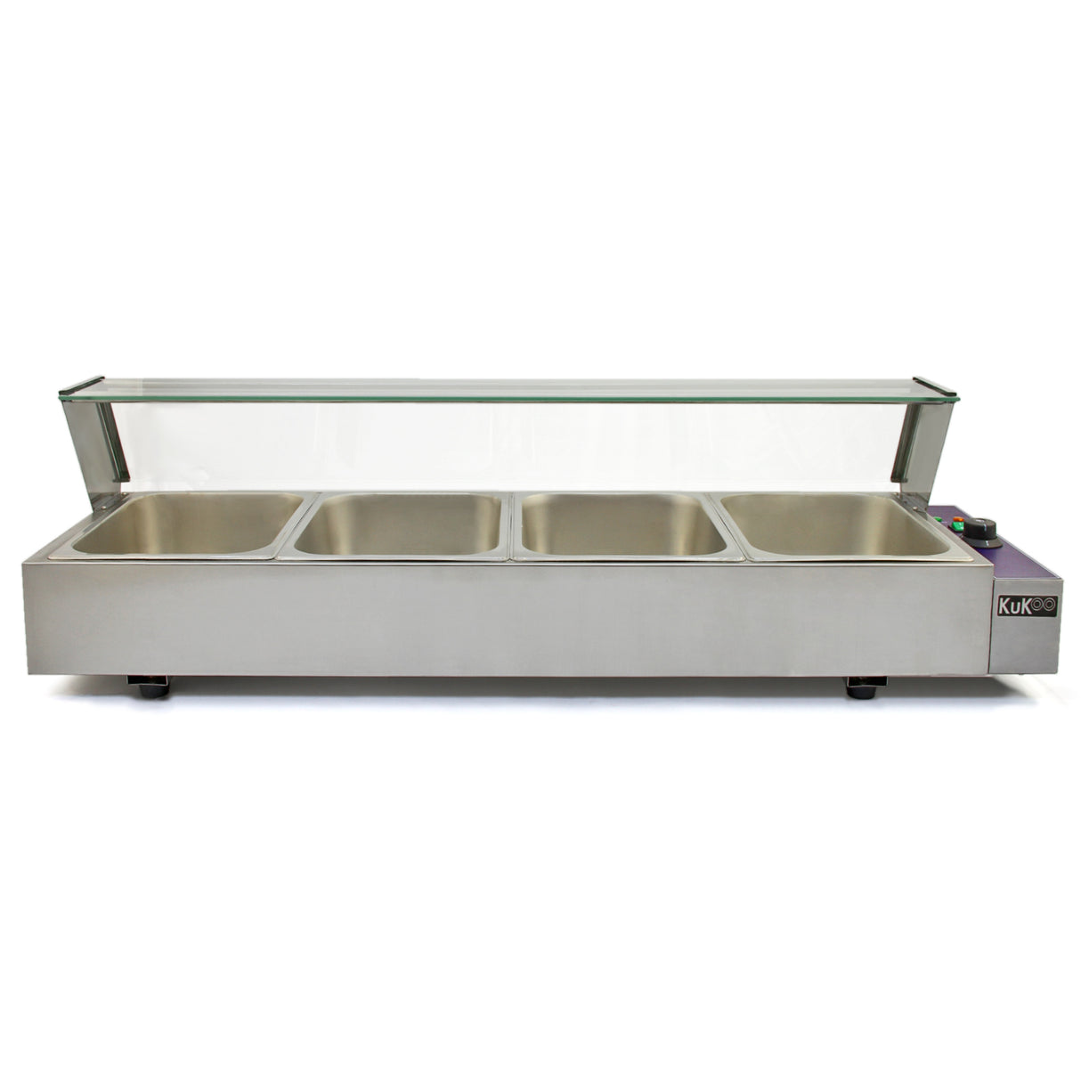 Kukoo Edelstahl Gastro 4 GN Bain Marie