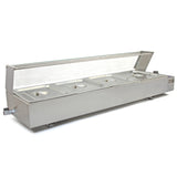 Kukoo Edelstahl Gastro 4 GN Bain Marie