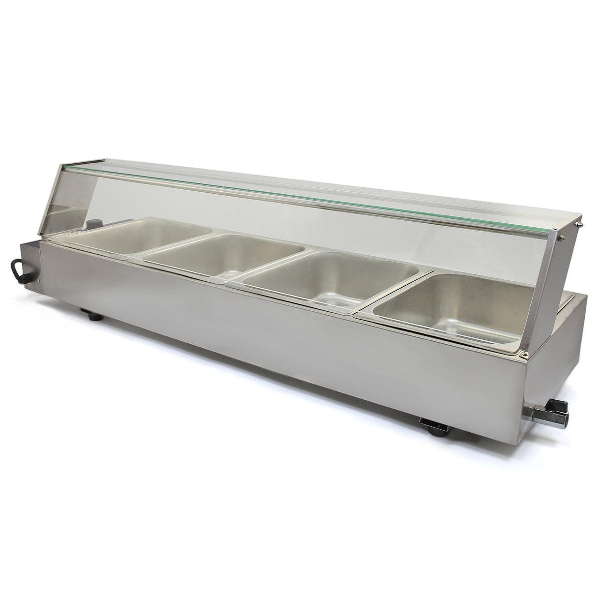 Kukoo Edelstahl Gastro 4 GN Bain Marie