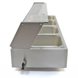 Kukoo Edelstahl Gastro 4 GN Bain Marie