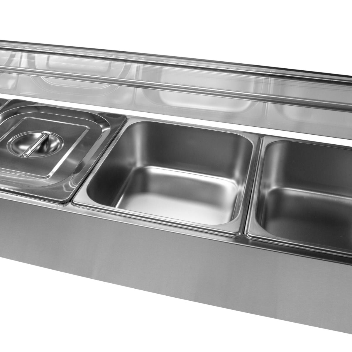 Kukoo Edelstahl Gastro 5 GN Bain Marie