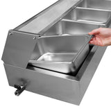 Kukoo Edelstahl Gastro 5 GN Bain Marie