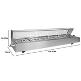 Kukoo Edelstahl Gastro 5 GN Bain Marie