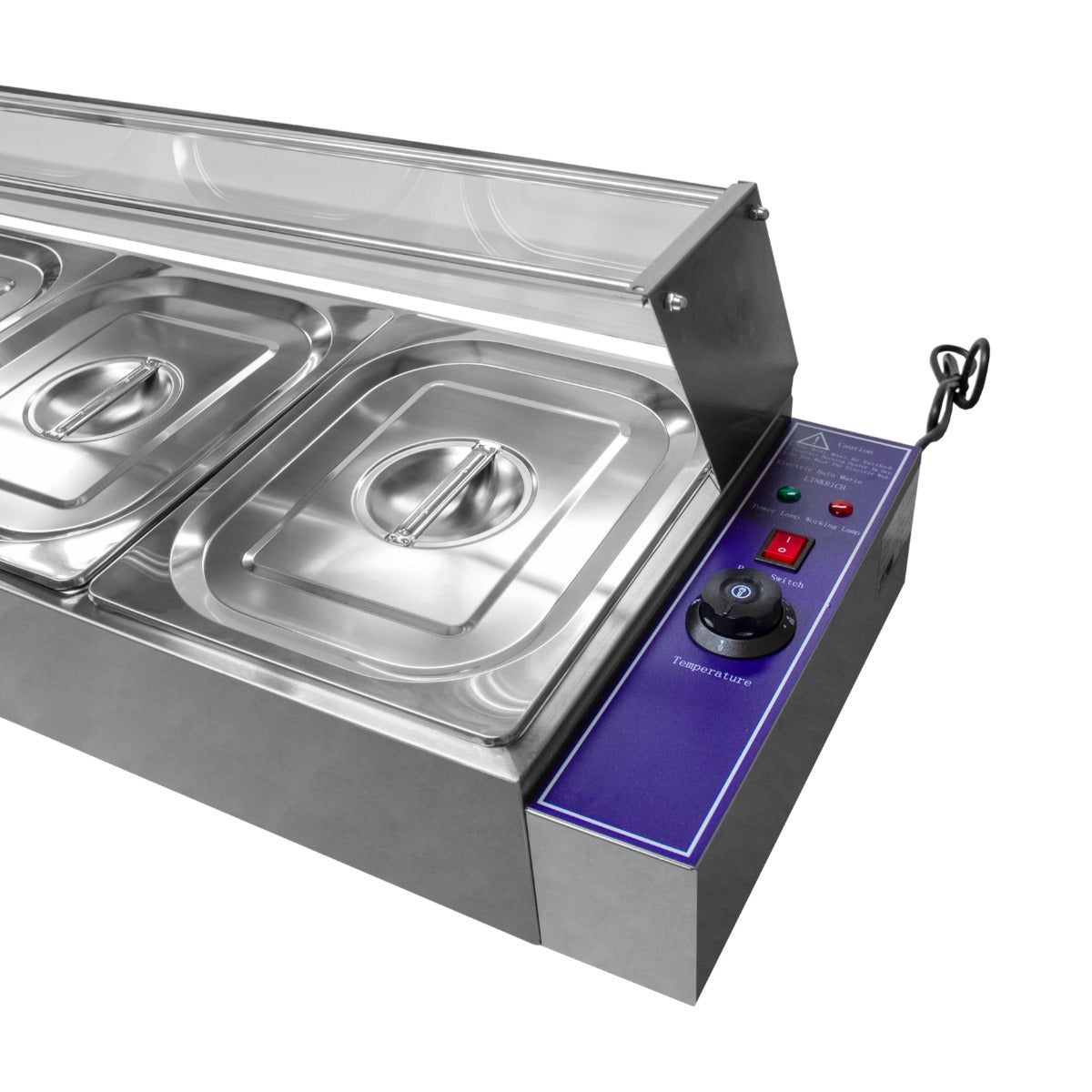 Kukoo Edelstahl Gastro 5 GN Bain Marie