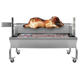 KuKoo 90kg Roastgrill 30W Grillwagen & Dreiecksgrill-Aufsatz