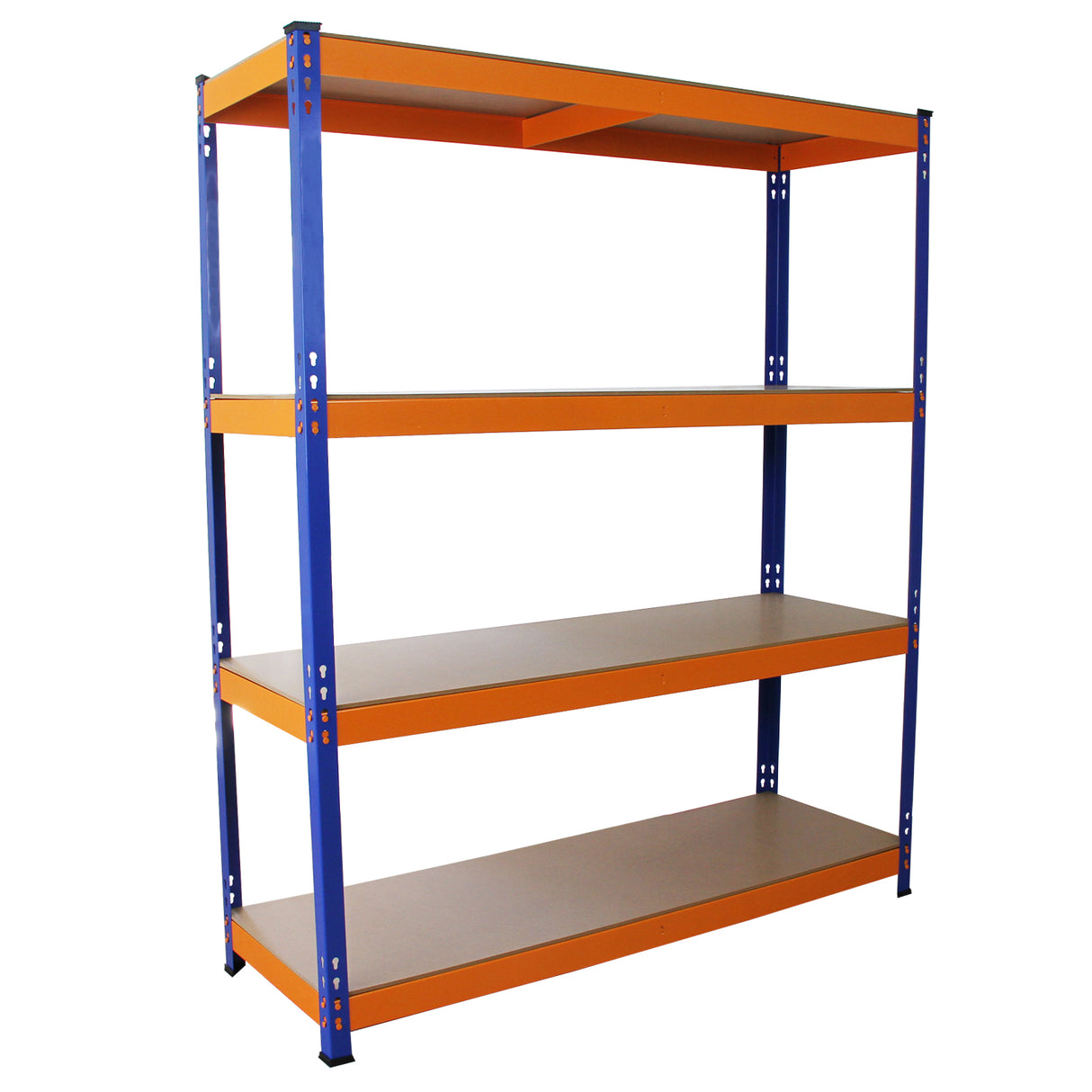 Monster Racking S-Rax Lagerregal 150cm L x 50cm B - Blau / Orange