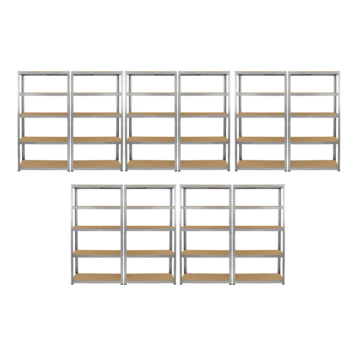 Monster Racking Sparangebot 10 x Galwix Lagerregale 90cm breit