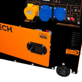 T-Mech Diesel Generator Stromerzeuger Einphasig 230V - Geräuschlos