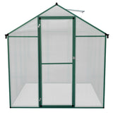 Polycarbonat Gewächshaus 1,8m x 1,8m - Grün