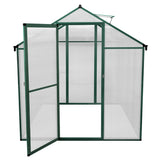 Polycarbonat Gewächshaus 1,8m x 1,8m - Grün