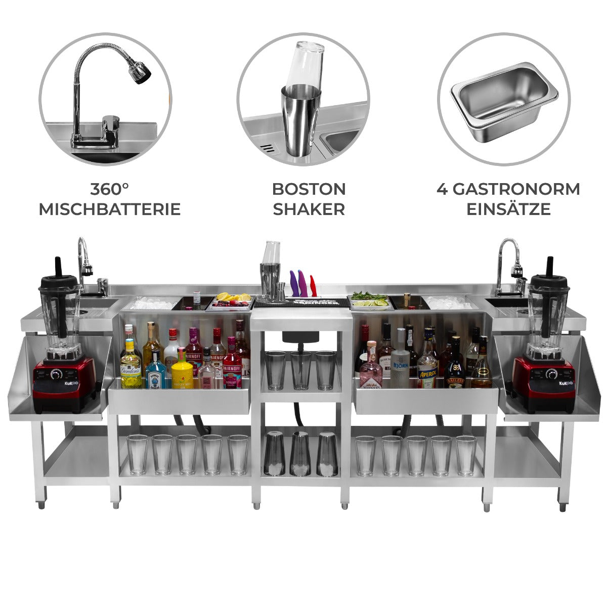 Kompakt Duo-Barstation