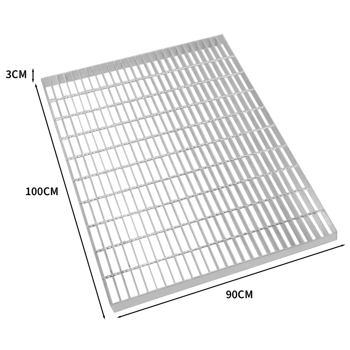 Verzinkte Gitterroste - 1000mm x 900mm