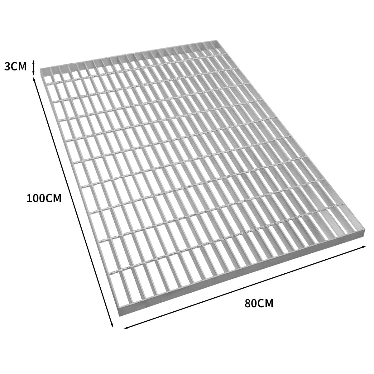 Verzinkte Gitterroste - 1000mm x 800mm