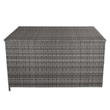 Rattan Kissenbox - Grau