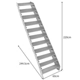 Verstellbare Elfteilige Verzinkter Stahl Treppe – 600mm breit