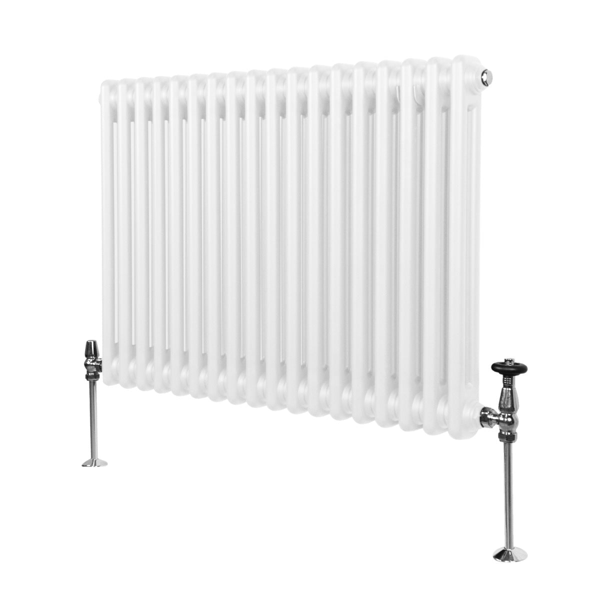 Traditional Traditioneller 2-Spalten-Heizkörper - 600 x 832 mm - Weiß2 Column Radiator - 600 x 832mm - White