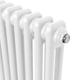 Traditional Traditioneller 2-Spalten-Heizkörper - 600 x 832 mm - Weiß2 Column Radiator - 600 x 832mm - White