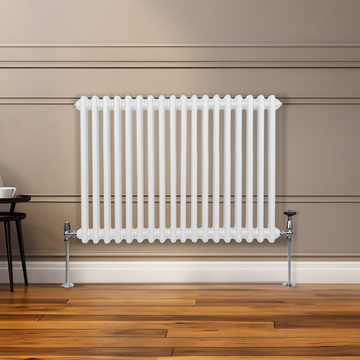 Traditional Traditioneller 2-Spalten-Heizkörper - 600 x 832 mm - Weiß2 Column Radiator - 600 x 832mm - White