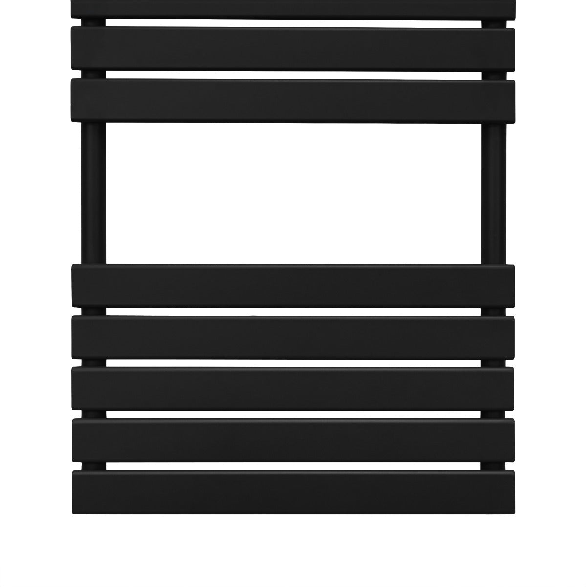 Flachheizkörper für Handtücher - 1200mm x 450mm - Schwarz