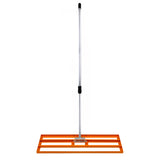 T-Mech Rasenrakel 100cm und rollender Rasenlüfter – Orange