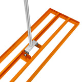 T-Mech Rasenrakel 100cm und rollender Rasenlüfter – Orange