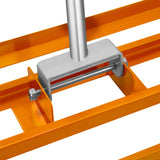 T-Mech Rasenrakel 100cm und rollender Rasenlüfter – Orange