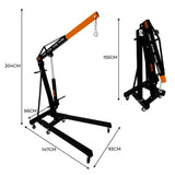 T-Mech 1-Tonnen-Motorkran und Lastnivellierer