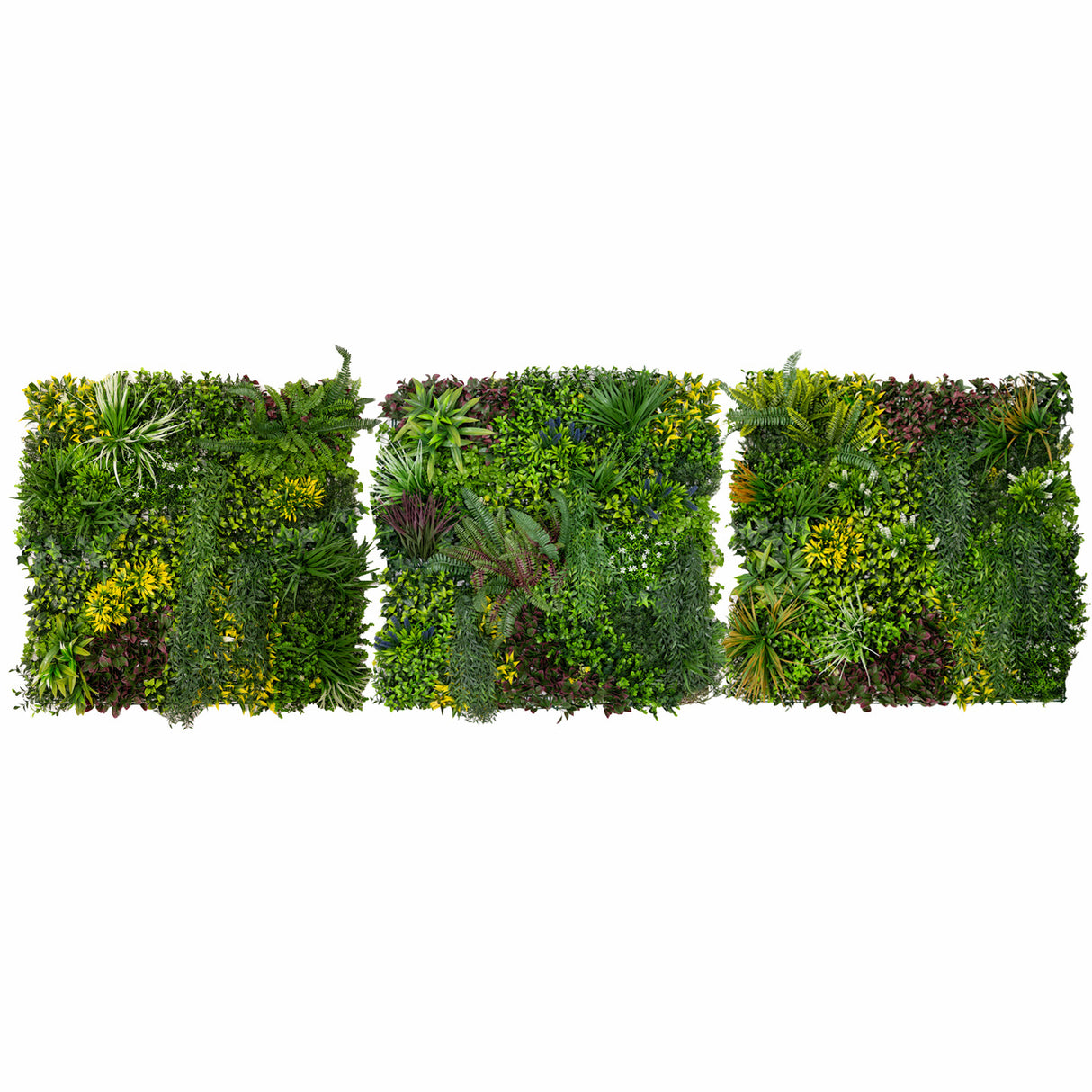 Cassia Künstliche Wandfliese 3 Stück – 100 cm x 100 cm