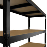 Monster Racking Schwerlastregal Lagerregal 160cm x 160cm x 60cm - Schwarz