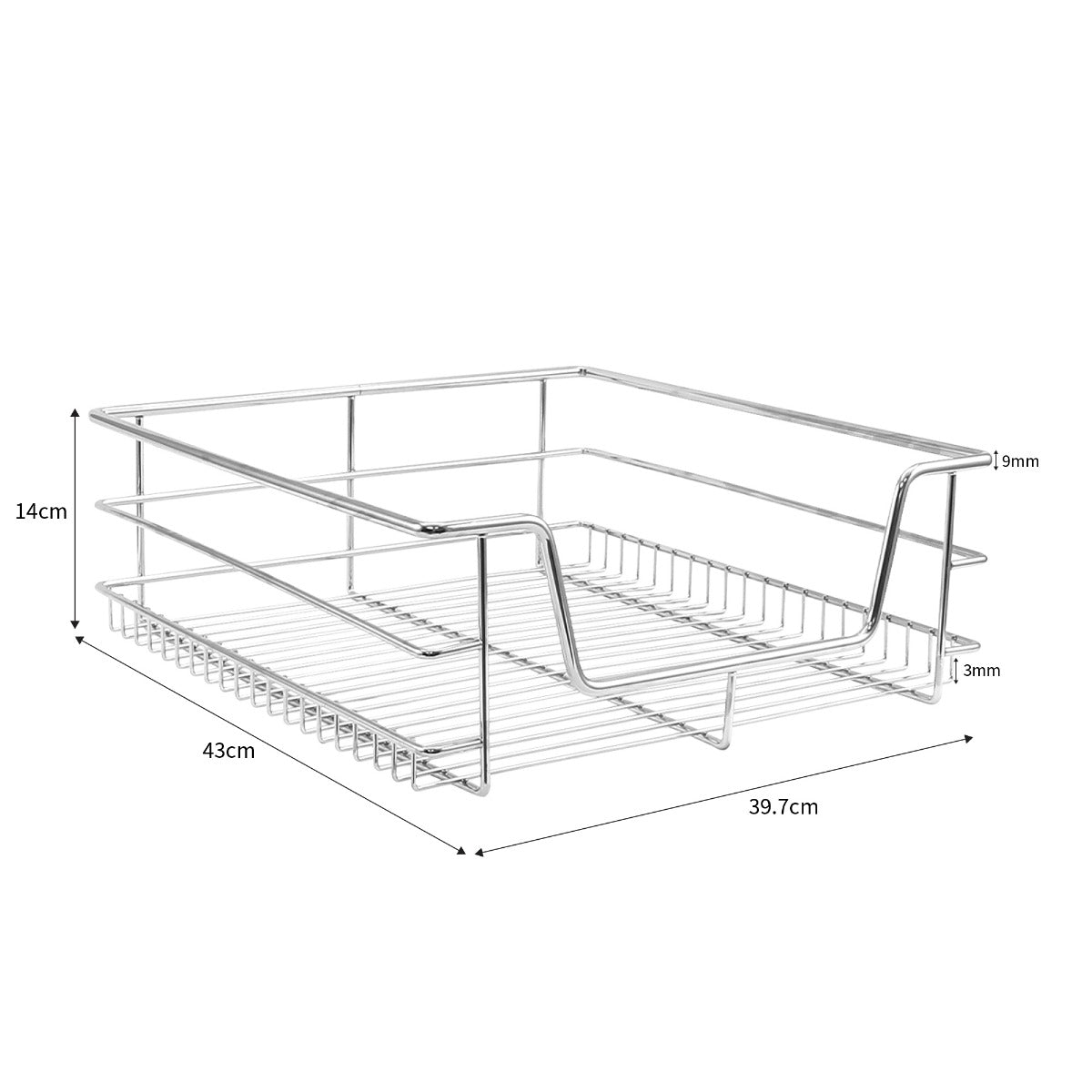 5 x KuKoo Ausziehbare Küchenschublade - Für 50cm breite Schränke