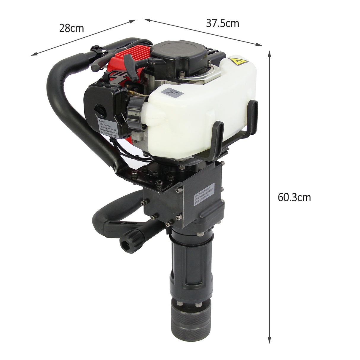 T-Mech 2 Takt Benzin Pfahlramme