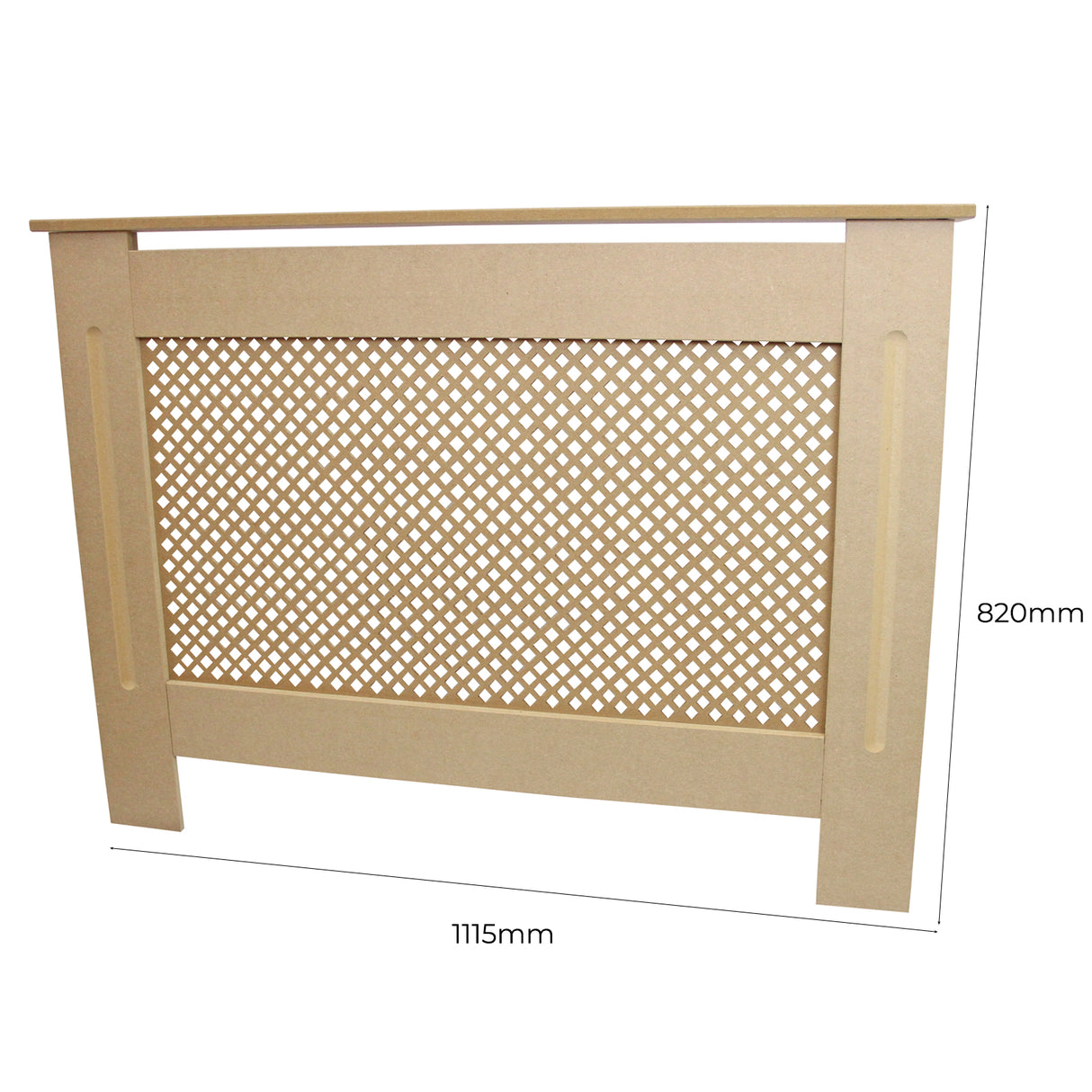 Heizkörperverkleidung Unbehandelt MDF 1115mm