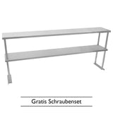 Kukoo Gastronomie Edelstahl Regal 180cm