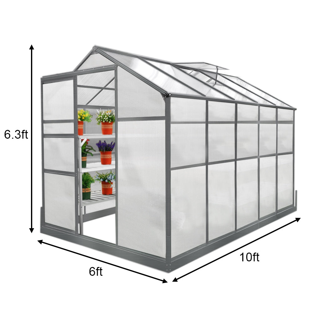 Gewächshaus 1.8m x 3m mit Boden