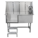 Edelstahl Haustier Badewanne 600mm