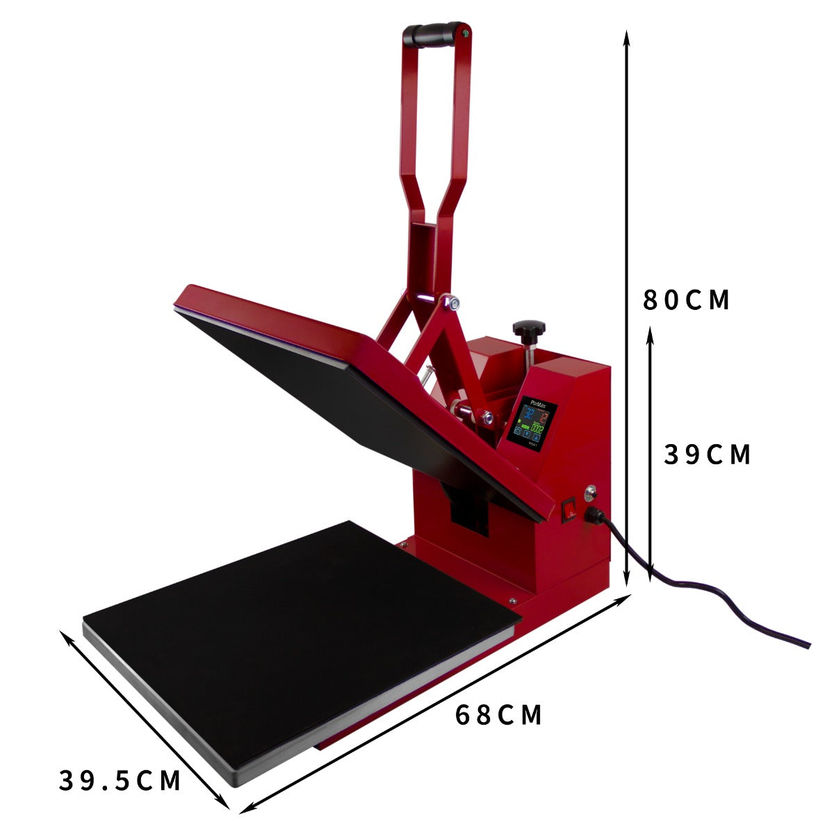 Transferpresse Hitzepresse 38 x 38cm & Drucker mit Tinte im Set