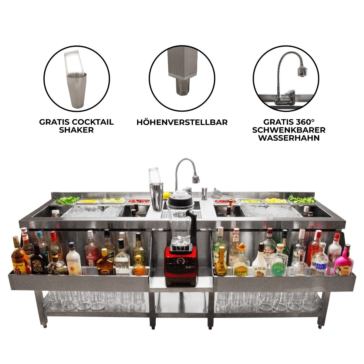 KuKoo Doppel Cocktail-Bar Station