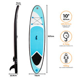 307cm Aufblasbares Paddle Board in Blau