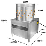 KuKoo 50cm Geflügelrupfmaschine