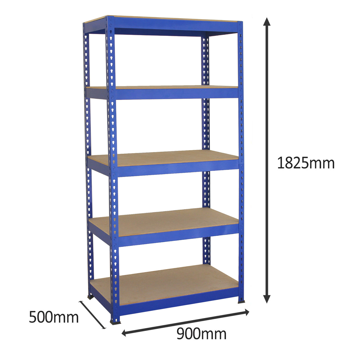 3 x Q-Rax Lagerregal 180cm x 90cm x 50cm