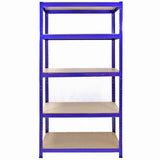 4x Monster Racking T-Rax 90cm Lagerregal Blau mit Gratis Gummihammer