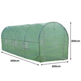 Polytunnel 19mm 5m x 2m mit Regale