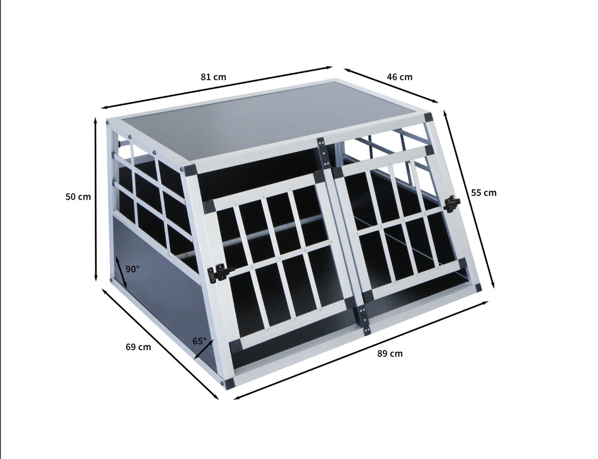 Auto Hundetransportbox – Kleine Doppelbox